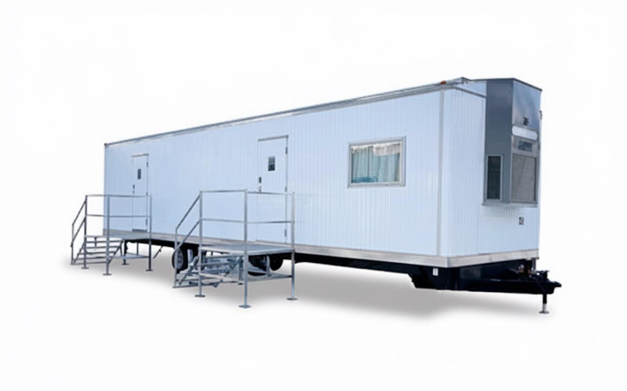 our office trailers are equipped with heating and cooling systems for optimal comfort